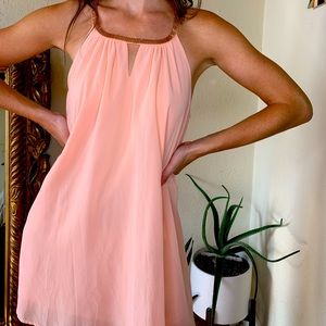 Flowy Blush Dress